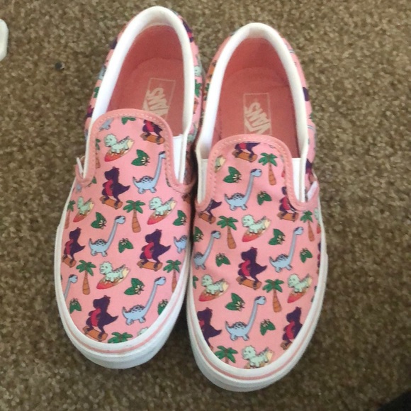 pink dinosaur vans